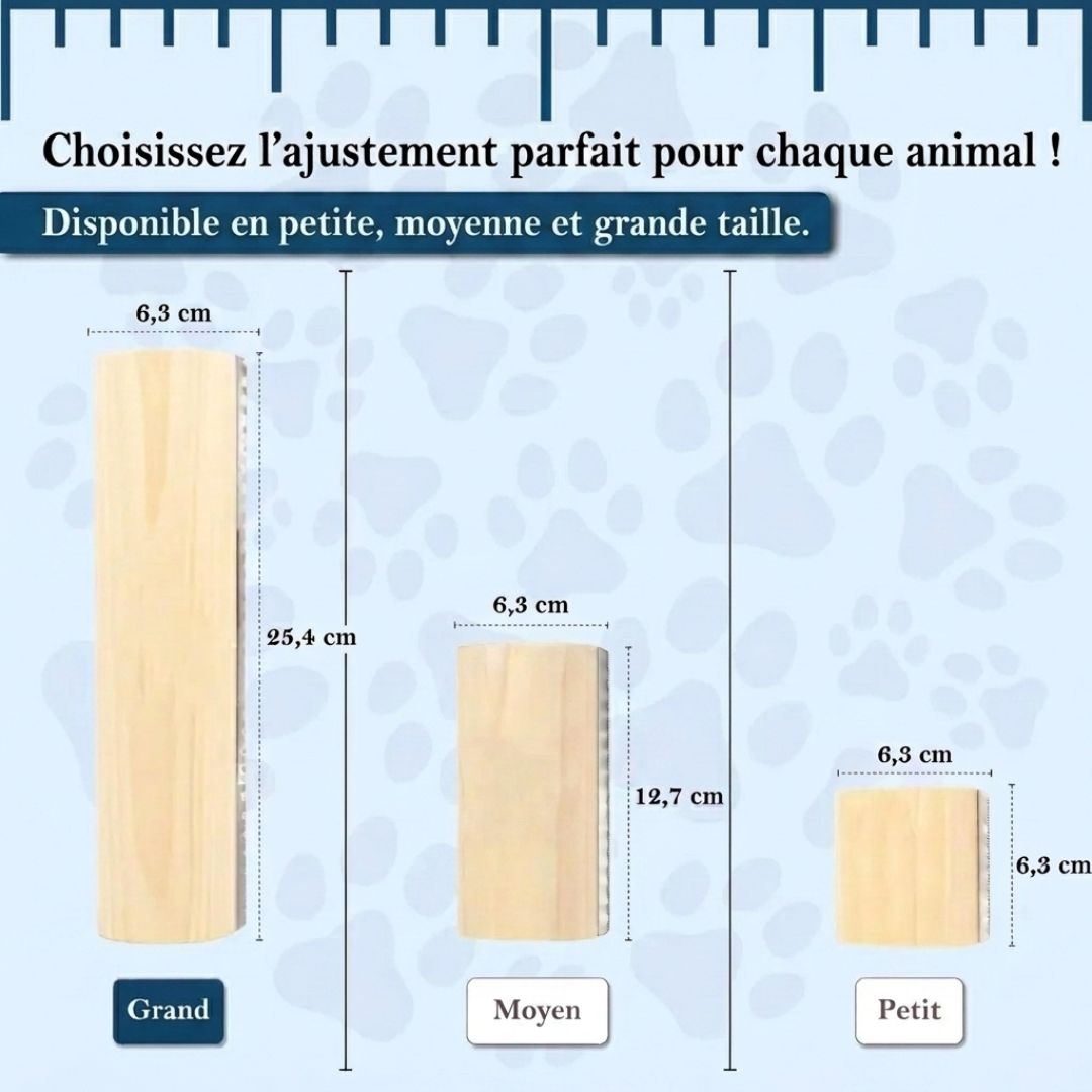 Brosse FluffCare™ – Retirez les poils morts, sans douleur