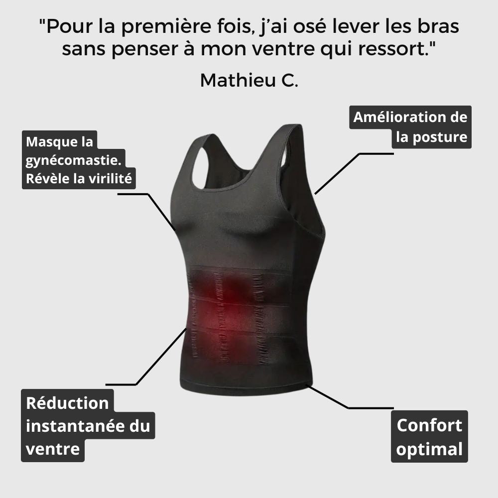 Débardeur sculptant Minceor™ - Affine sans effort