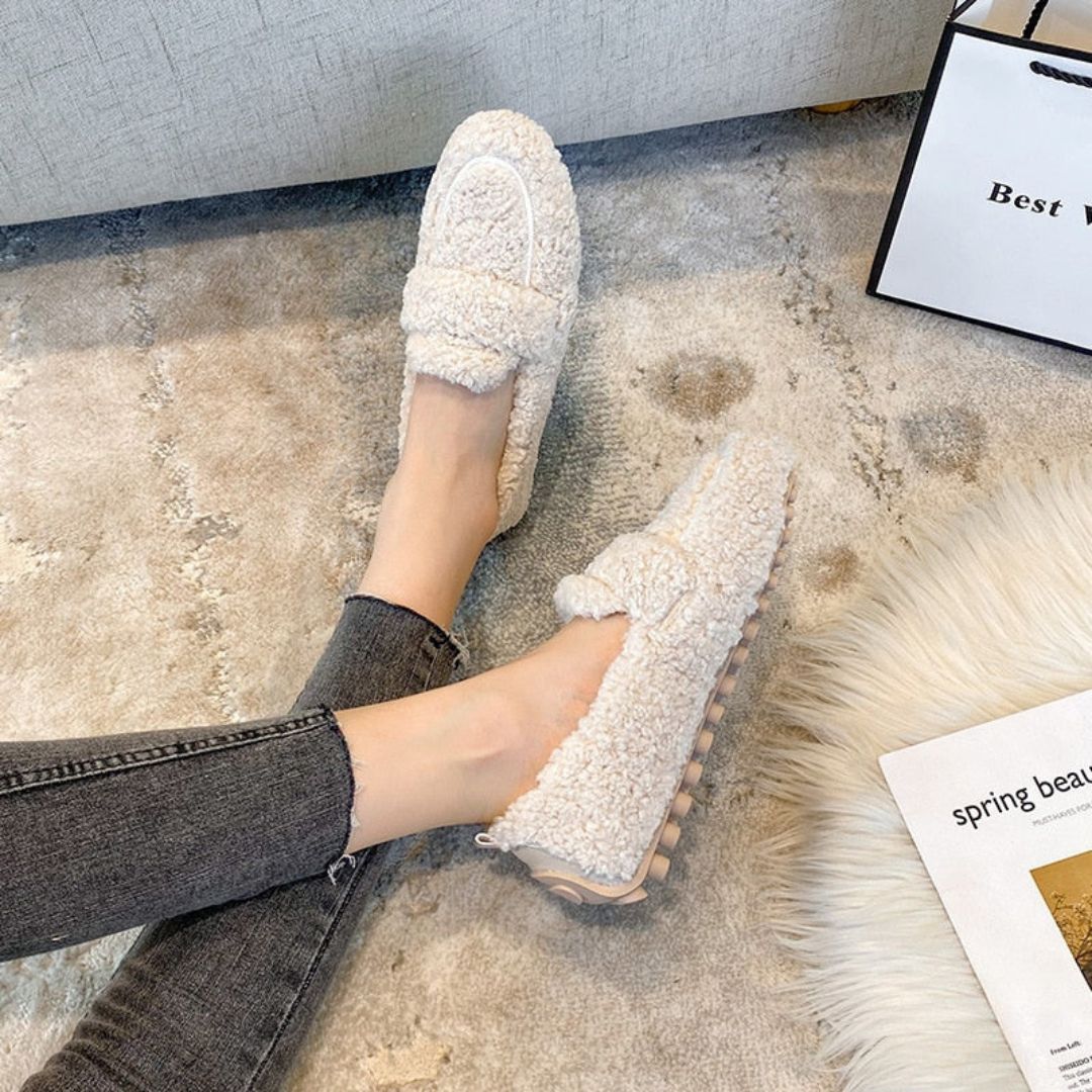 Mocassins Douceur Hivernale – Confort & Élégance à la maison