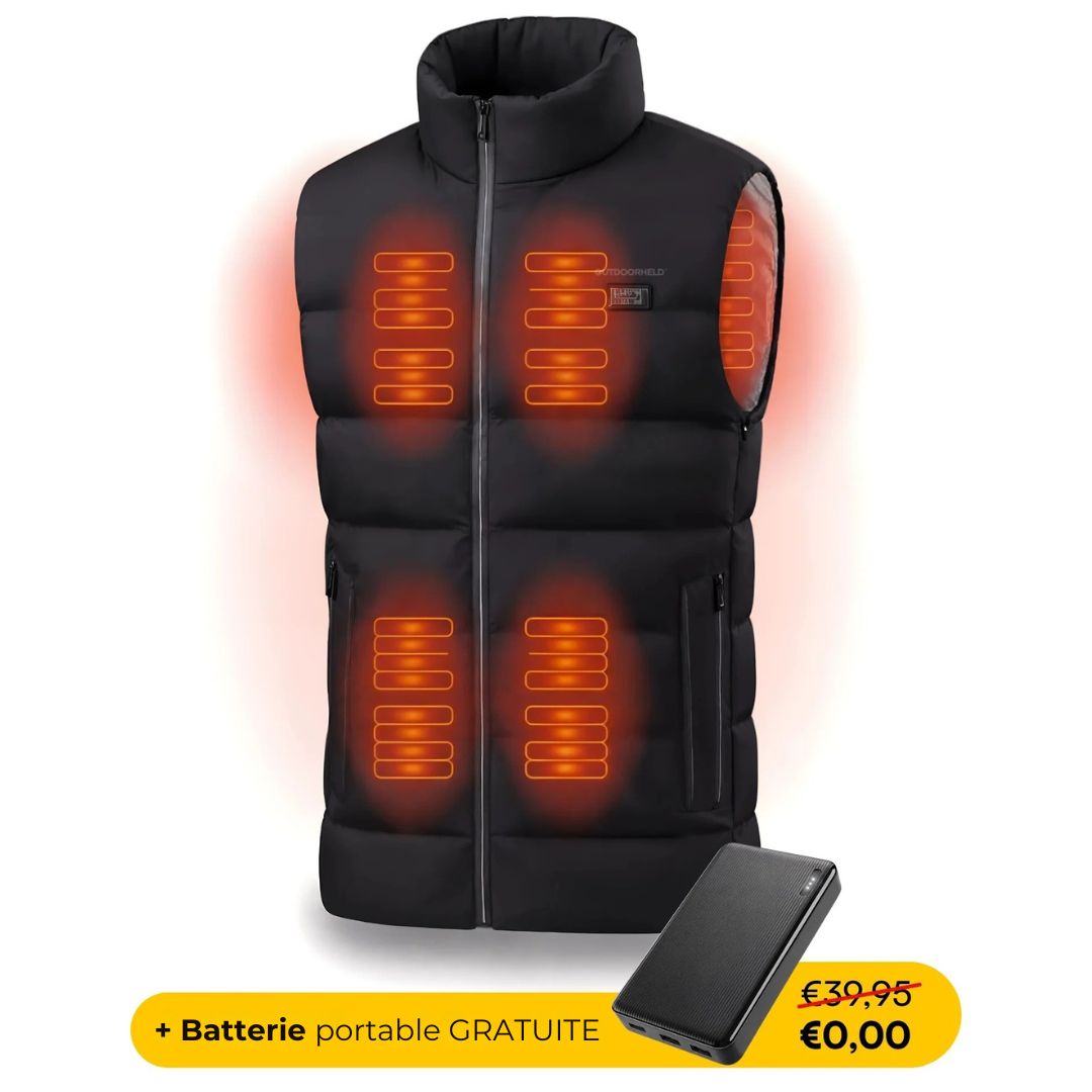 SmartHeat™ – Gilet chauffant pour un hiver au chaud, même dehors