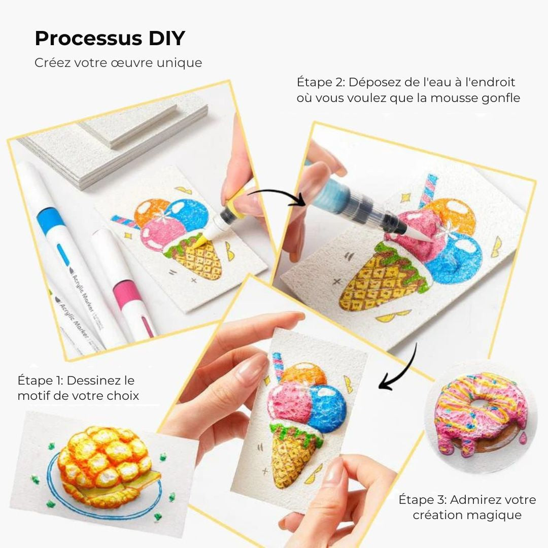 Kit Créatif 3D – Effet Magique (44 pièces)