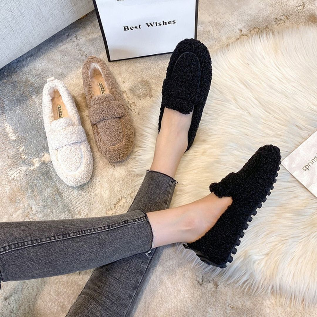 Mocassins Douceur Hivernale – Confort & Élégance à la maison