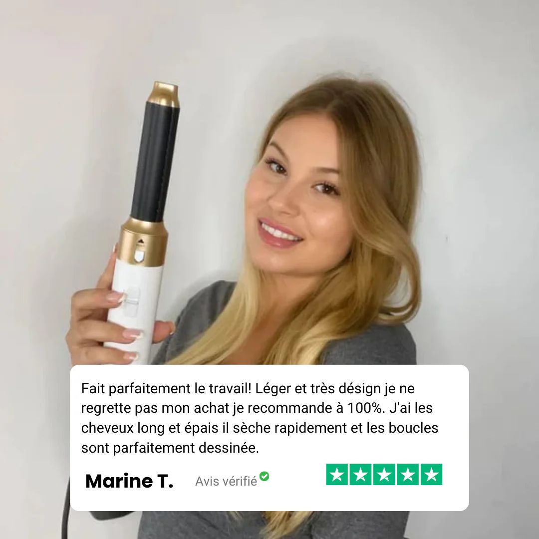 Styler 5-en-1 – Séchez, lissez et bouclez vos cheveux en un seul geste