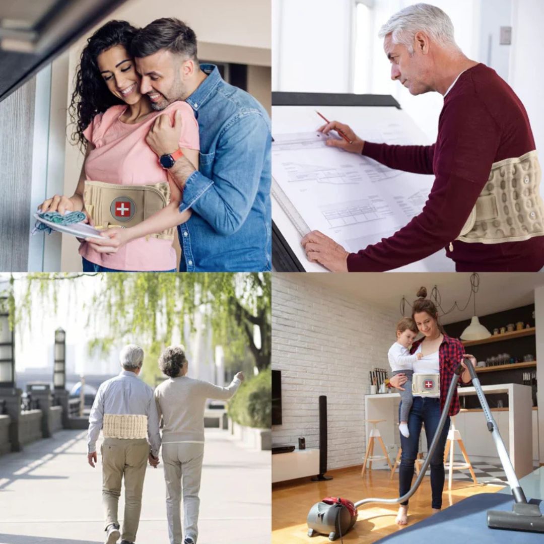 Ceinture Décompressive 2-en-1 – Soulagez votre dos dès les premières minutes