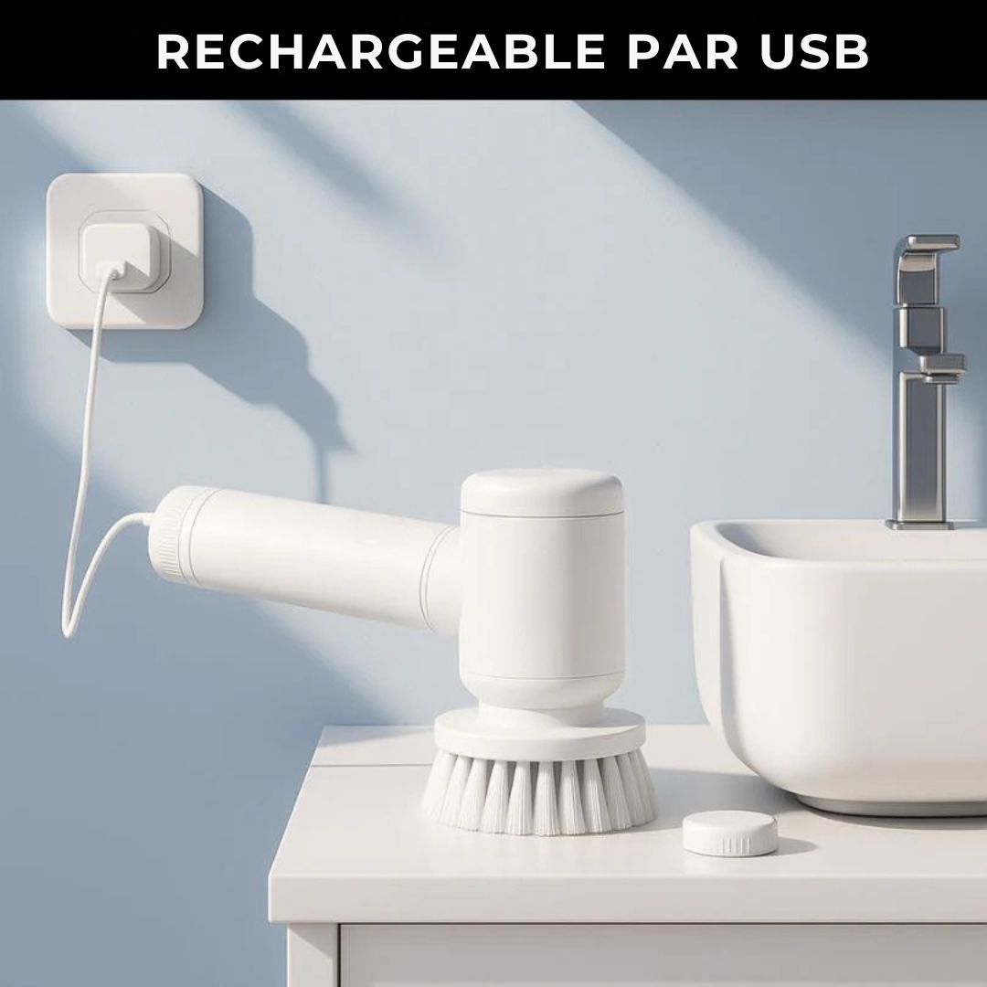 Brosse Électrique Rotative – Le nettoyage sans effort, rapide et précis