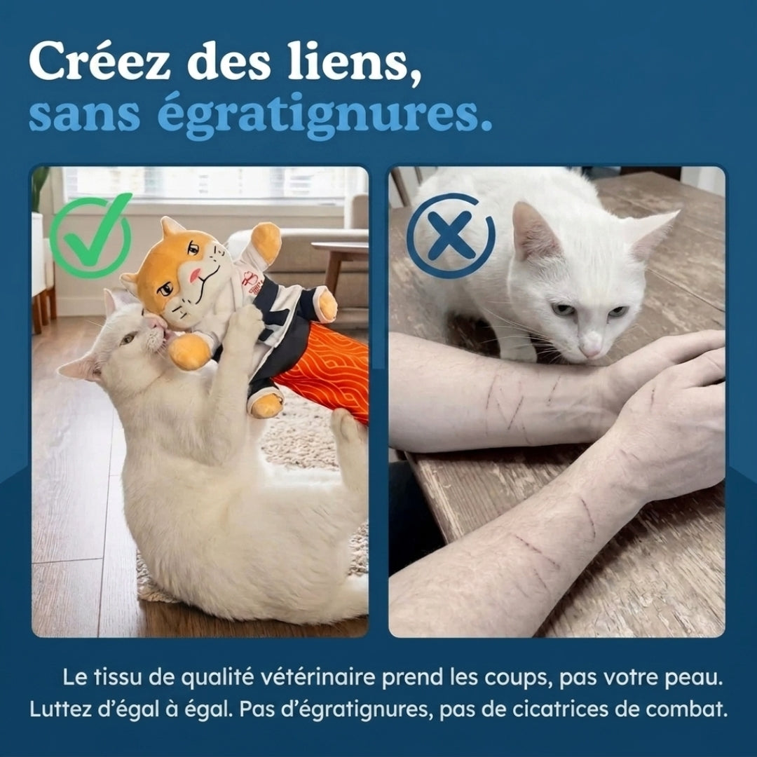 Peluche Réconfortante pour Chat – Un compagnon doux au quotidien