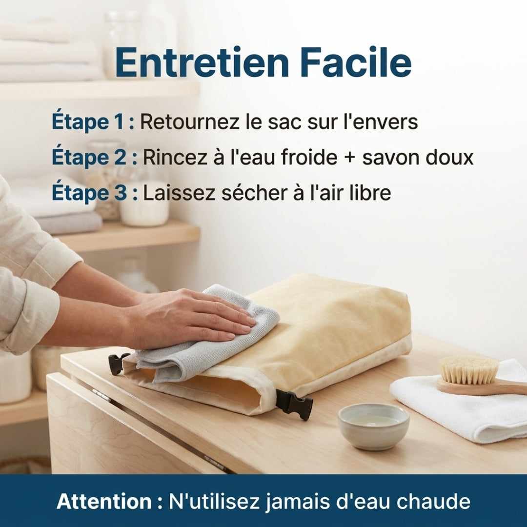 Sac à Pain en Cire d'Abeille – Conservez votre pain frais plus longtemps