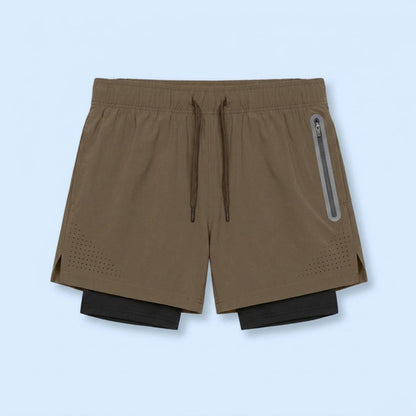 Shorts de Sport 2-en-1 – Confort et Performance à Chaque Pas