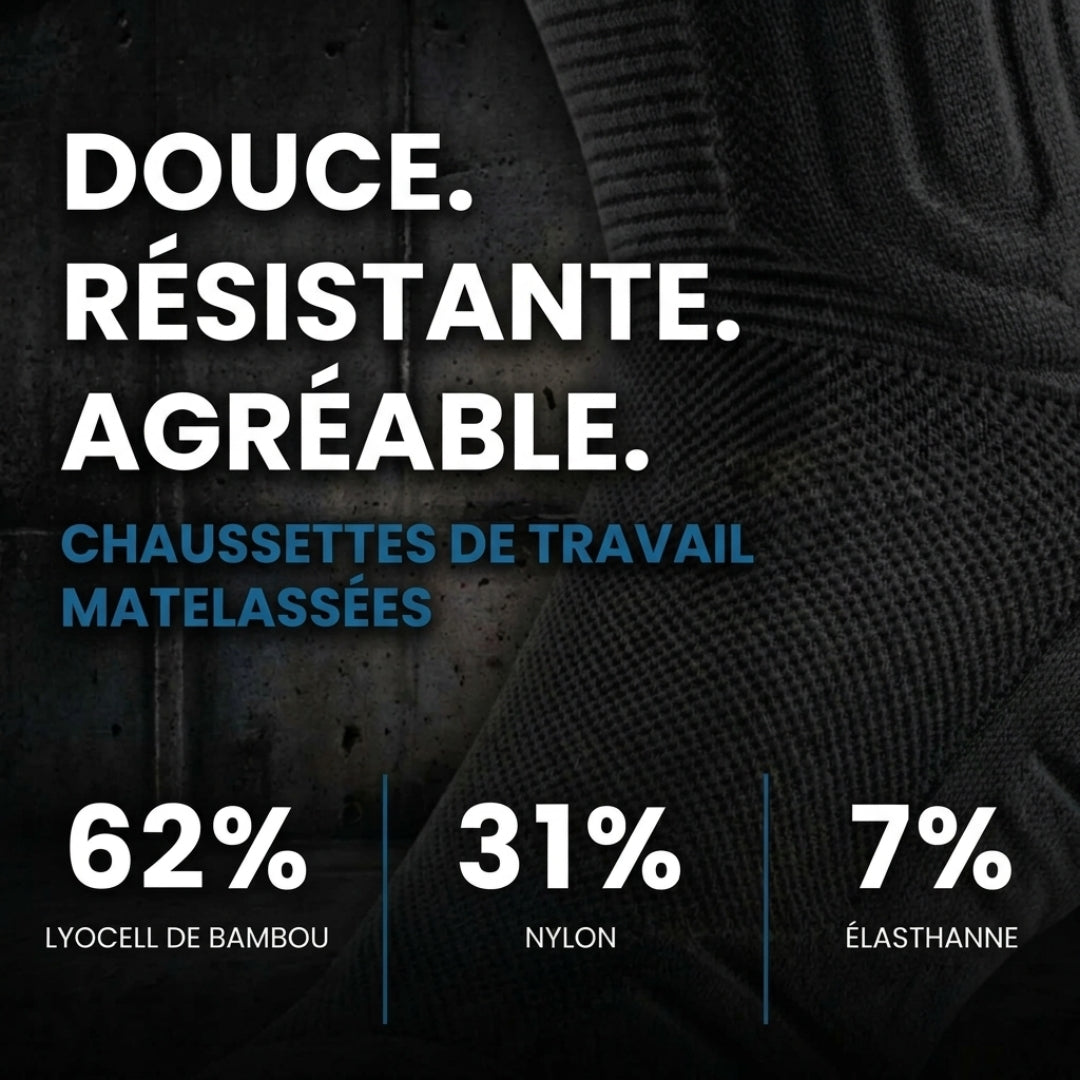 Chaussettes WorkShield – Confort et résistance au quotidien