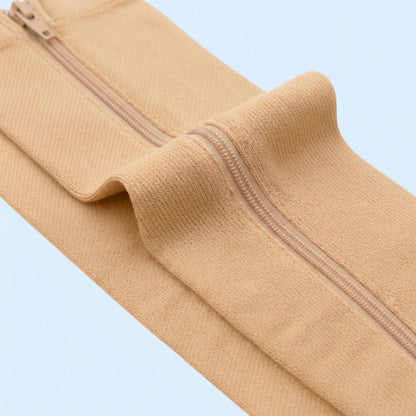 Bas de Compression Zippés – Jambes Légères et Confortables