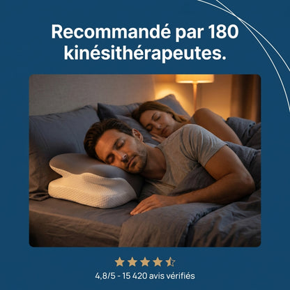 Oreiller NuageFlex™ – Le soutien idéal pour des nuits plus reposantes
