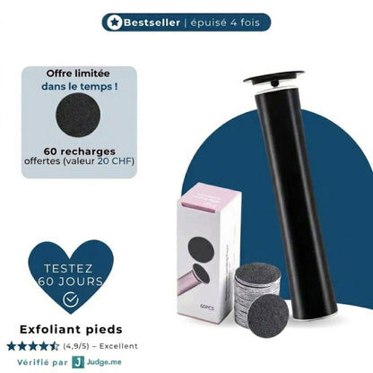 Râpe exfoliante pieds – Des talons doux sans effort
