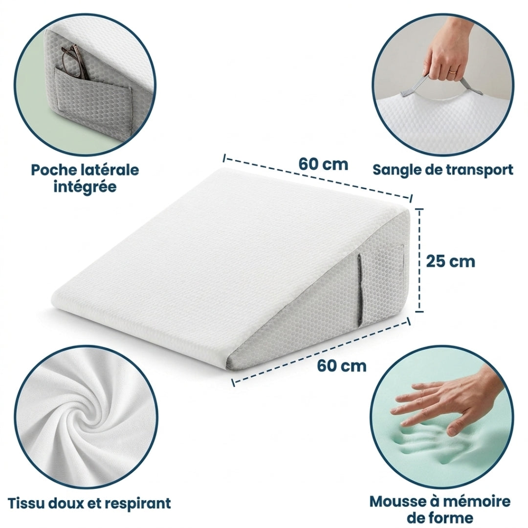 Oreiller Ergonomique – Le confort idéal pour des nuits plus reposantes
