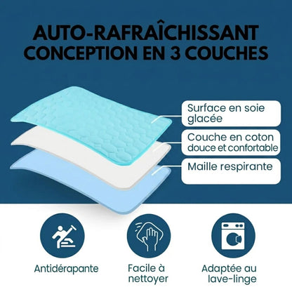 Tapis Fraîcheur pour Chien – Offrez à votre compagnon un été au frais