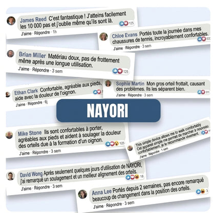NAYORI Support d’Orteils 3-en-1