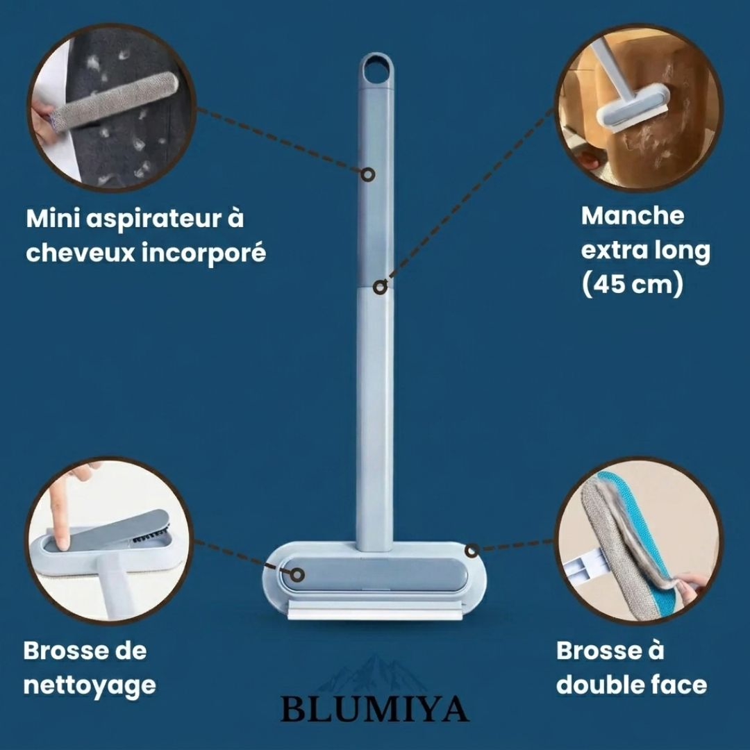 Racleur PoilsMax – L'outil 3-en-1 pour éliminer les poils d'animaux facilement