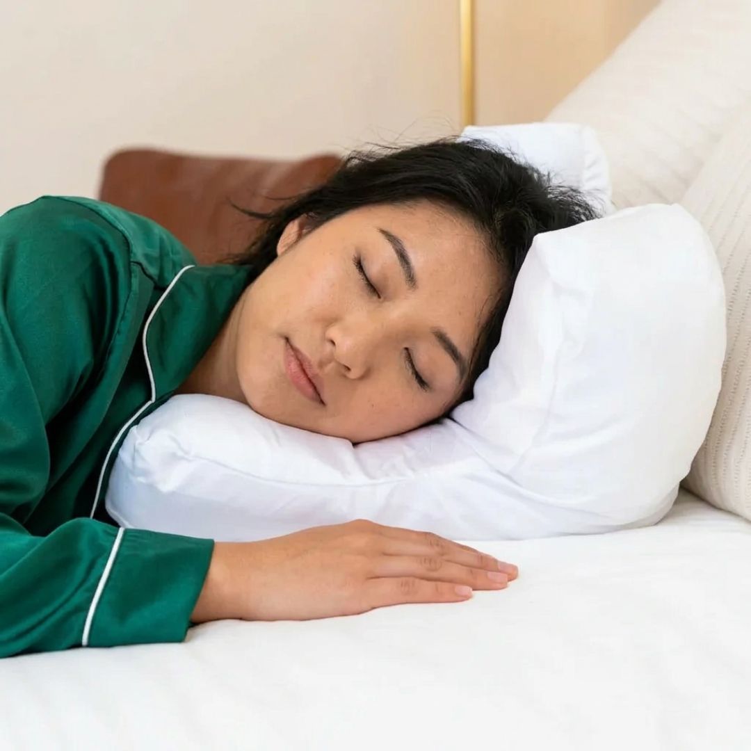 Oreiller Anti-Rides NapConfort – Dormez, Préservez et Sublimez Votre Peau