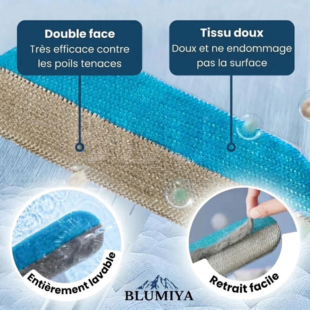 Racleur PoilsMax – L'outil 3-en-1 pour éliminer les poils d'animaux facilement