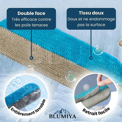 Racleur PoilsMax – L'outil 3-en-1 pour éliminer les poils d'animaux facilement