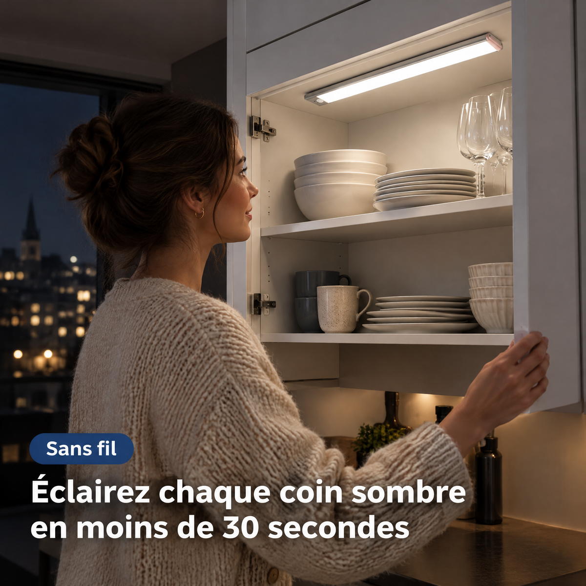 Lampe LED Sans Fil 2.0 – Illuminez chaque recoin, sans effort