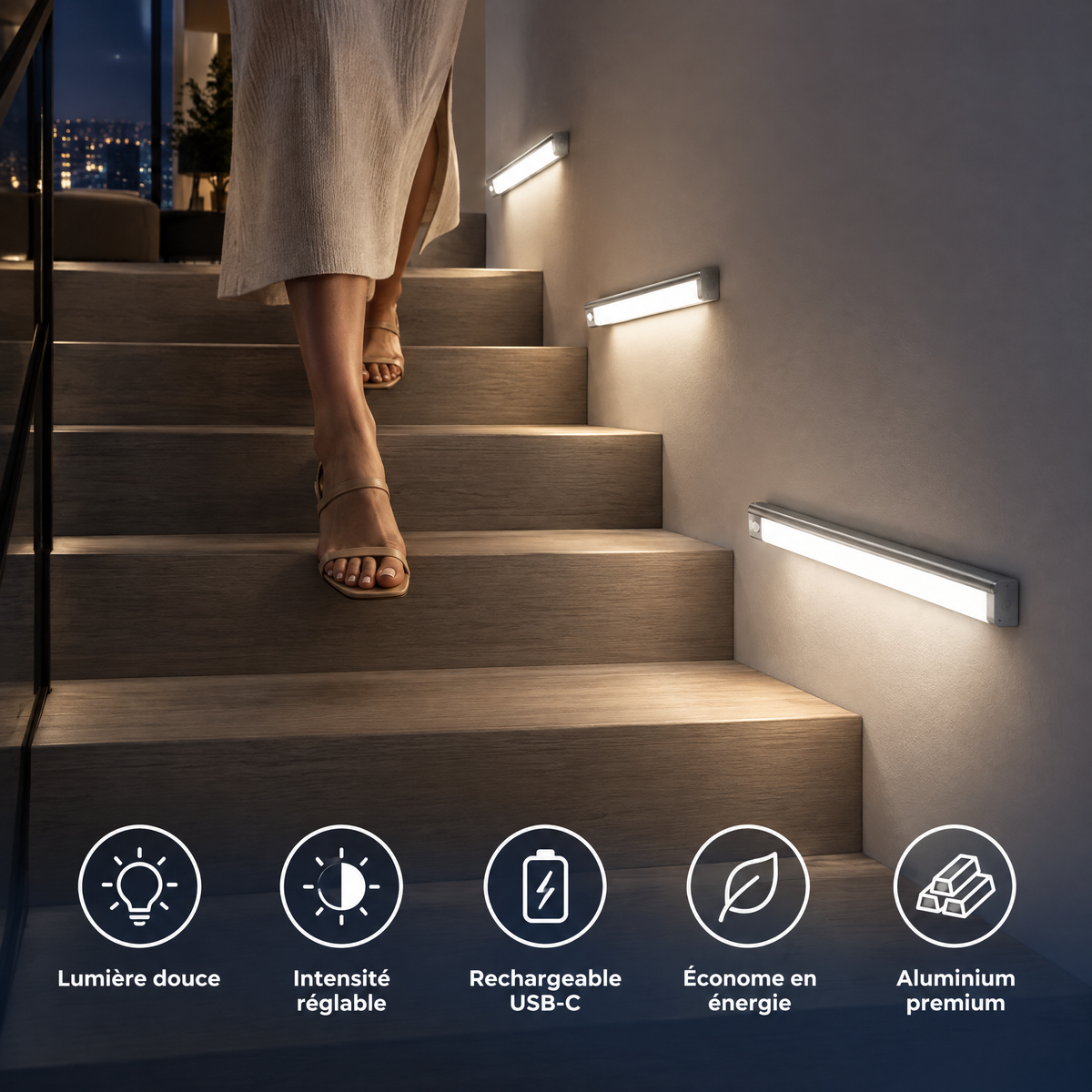 Lampe LED Sans Fil 2.0 – Illuminez chaque recoin, sans effort