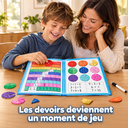 Kit Fractions Colorées – Apprendre les maths devient un jeu d’enfant