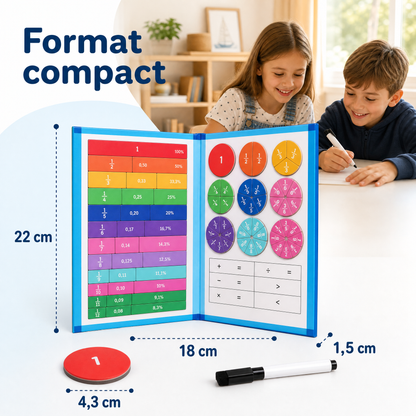Kit Fractions Colorées – Apprendre les maths devient un jeu d’enfant