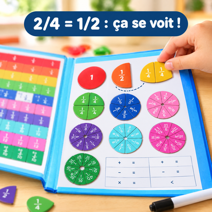 Kit Fractions Colorées – Apprendre les maths devient un jeu d’enfant
