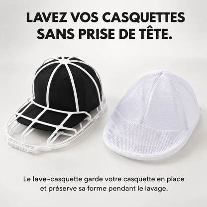 Lave-Casquette™ – Vos casquettes propres en machine, sans perdre leur forme