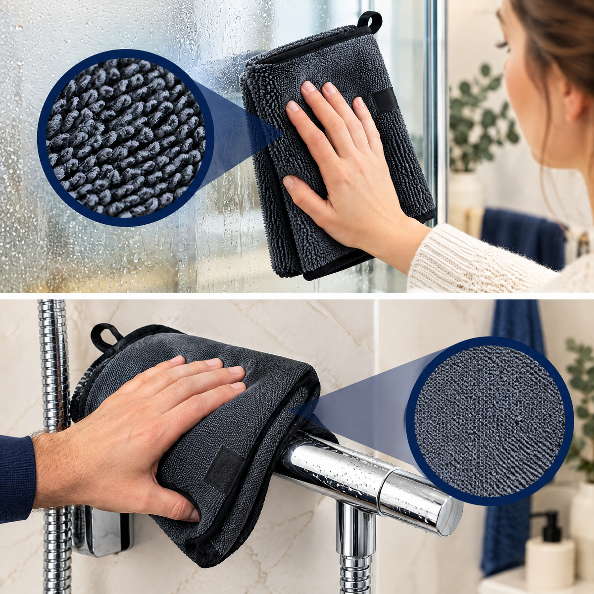 AquaSec™ – Une salle de bain qui brille, sans traces ni calcaire