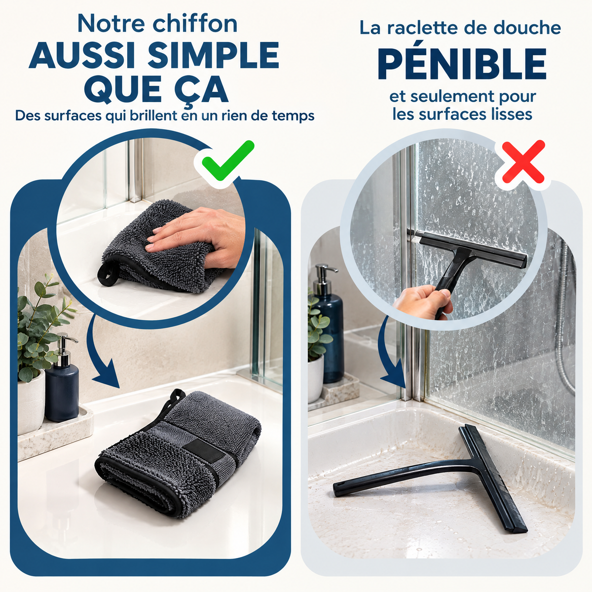 AquaSec™ – Une salle de bain qui brille, sans traces ni calcaire