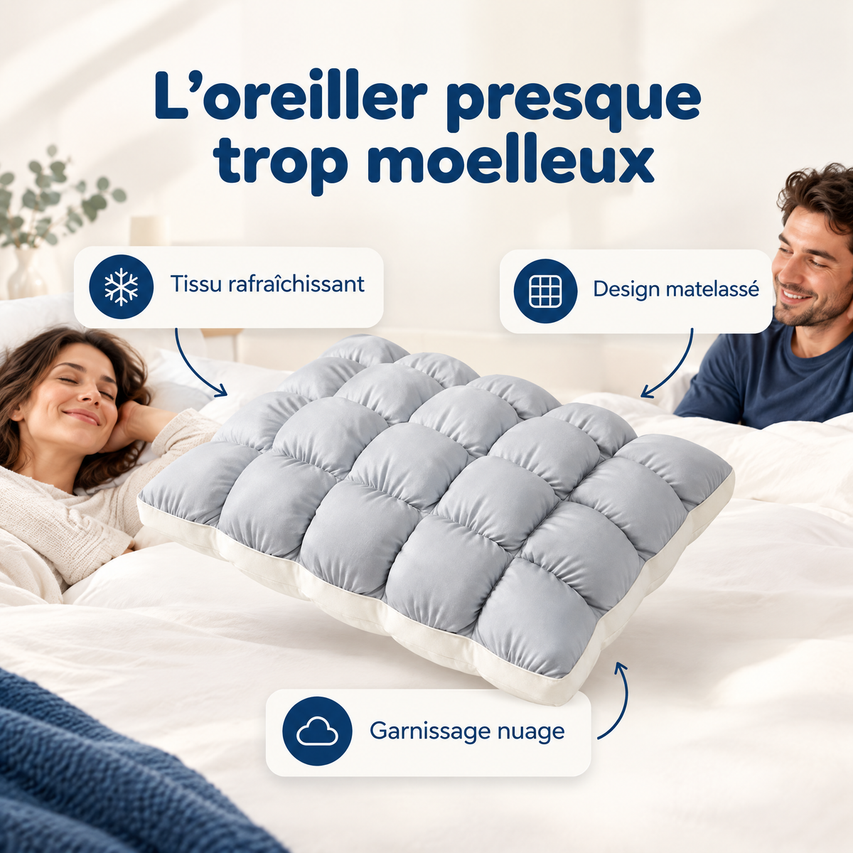 Nuvéa™ – Dormez comme sur un nuage, au frais toute la nuit