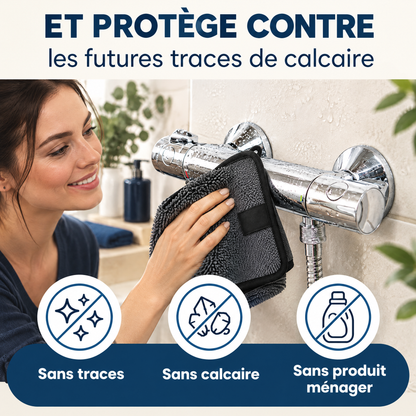 AquaSec™ – Une salle de bain qui brille, sans traces ni calcaire