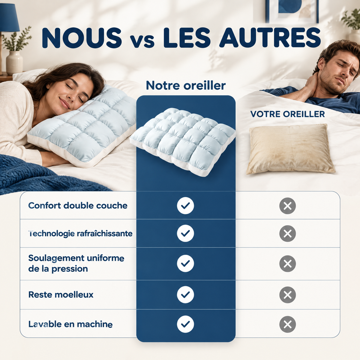 Nuvéa™ – Dormez comme sur un nuage, au frais toute la nuit