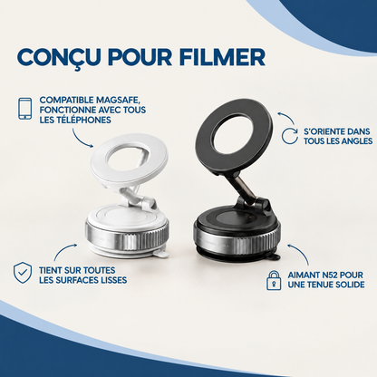SnapMount™ – Filmez partout, sans trépied ni personne pour tenir