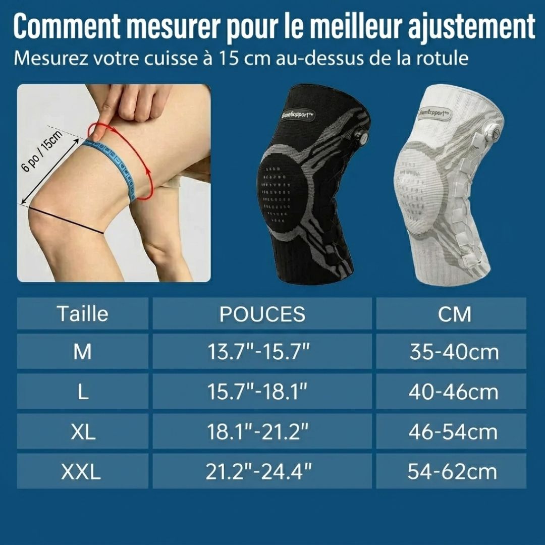 KneeSupport – Redécouvrez la stabilité, marchez sereinement