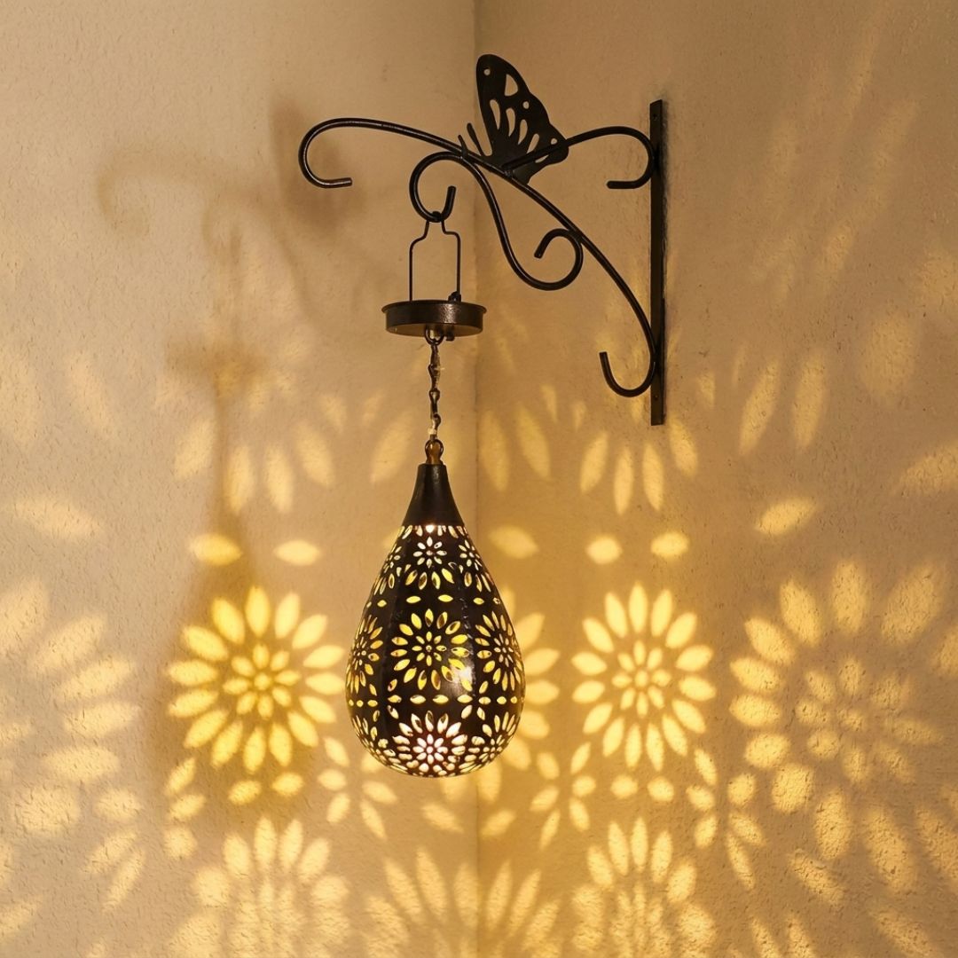 LumiGoutte Solaire – Éclairage décoratif de jardin sans fil