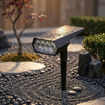 Projecteur solaire extérieur – Illuminez votre jardin sans effort