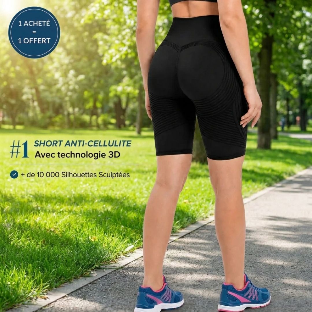 Short Sculptant 3D – Silhouette affinée & effet anti-cellulite immédiat
