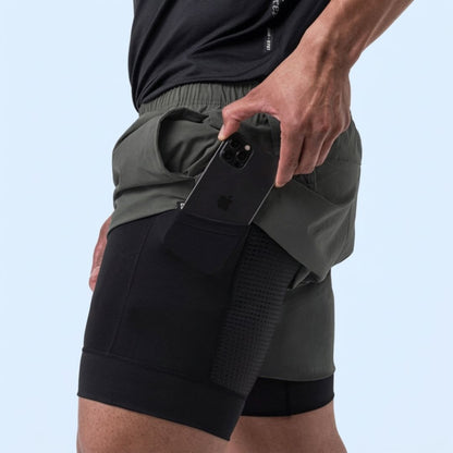 Shorts de Sport 2-en-1 – Confort et Performance à Chaque Pas