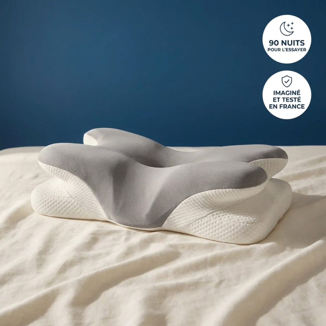 Oreiller NuageFlex™ – Le soutien idéal pour des nuits plus reposantes