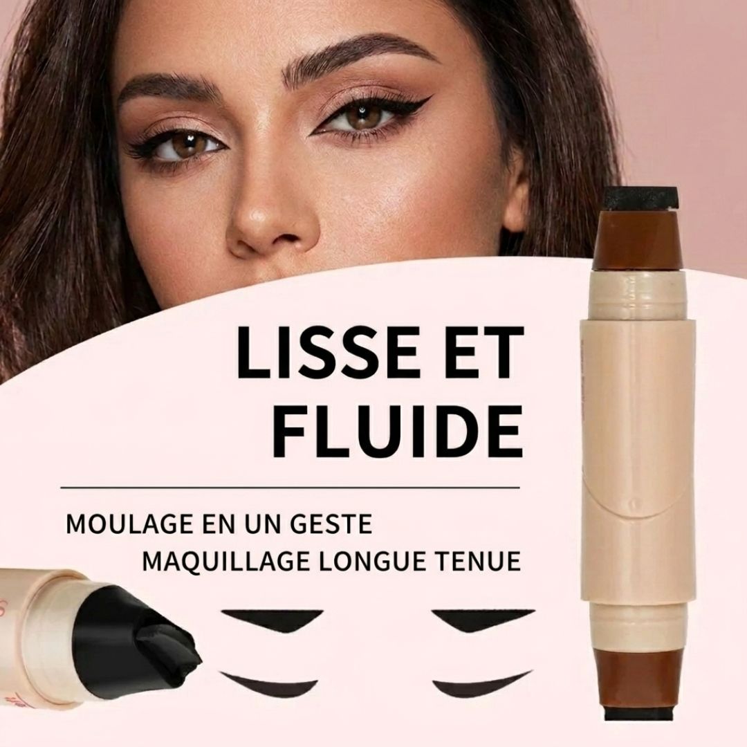 Eyeliner Rotatif Double Pointe – Wing Parfait en un Instant