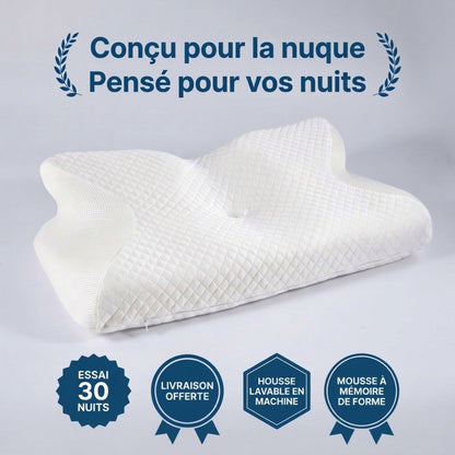 Oreiller ErgoNuque™ – Réveillez-vous avec une sensation de confort retrouvée