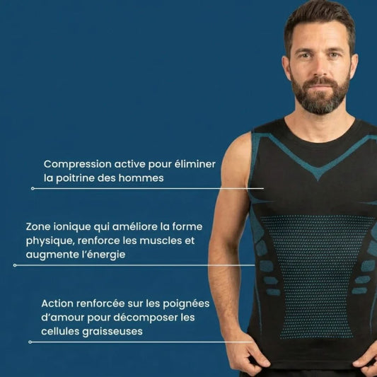 Haut Amincissant Homme – Gaine discrète pour un ventre plus plat