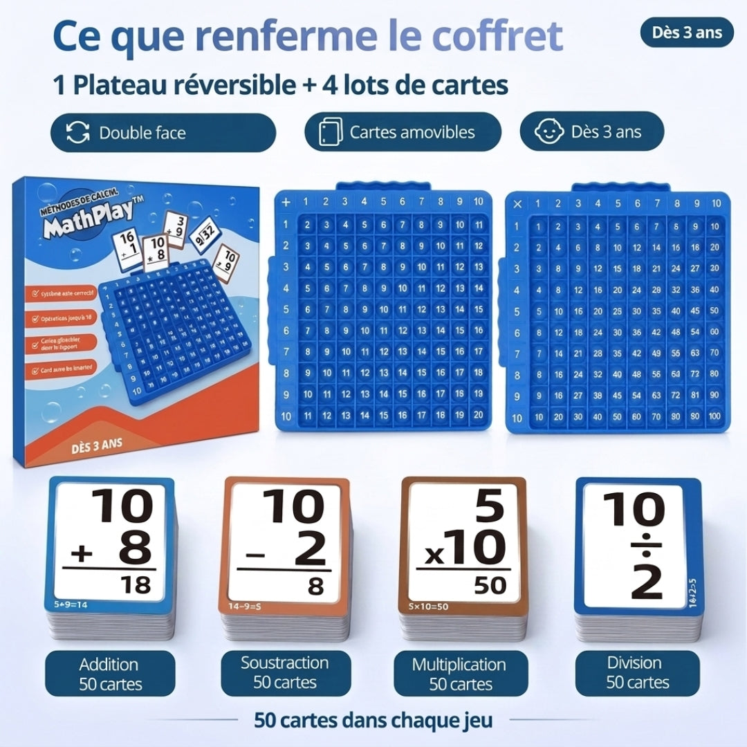 MathPlay™ – Le kit ludique pour maîtriser les calculs en s’amusant