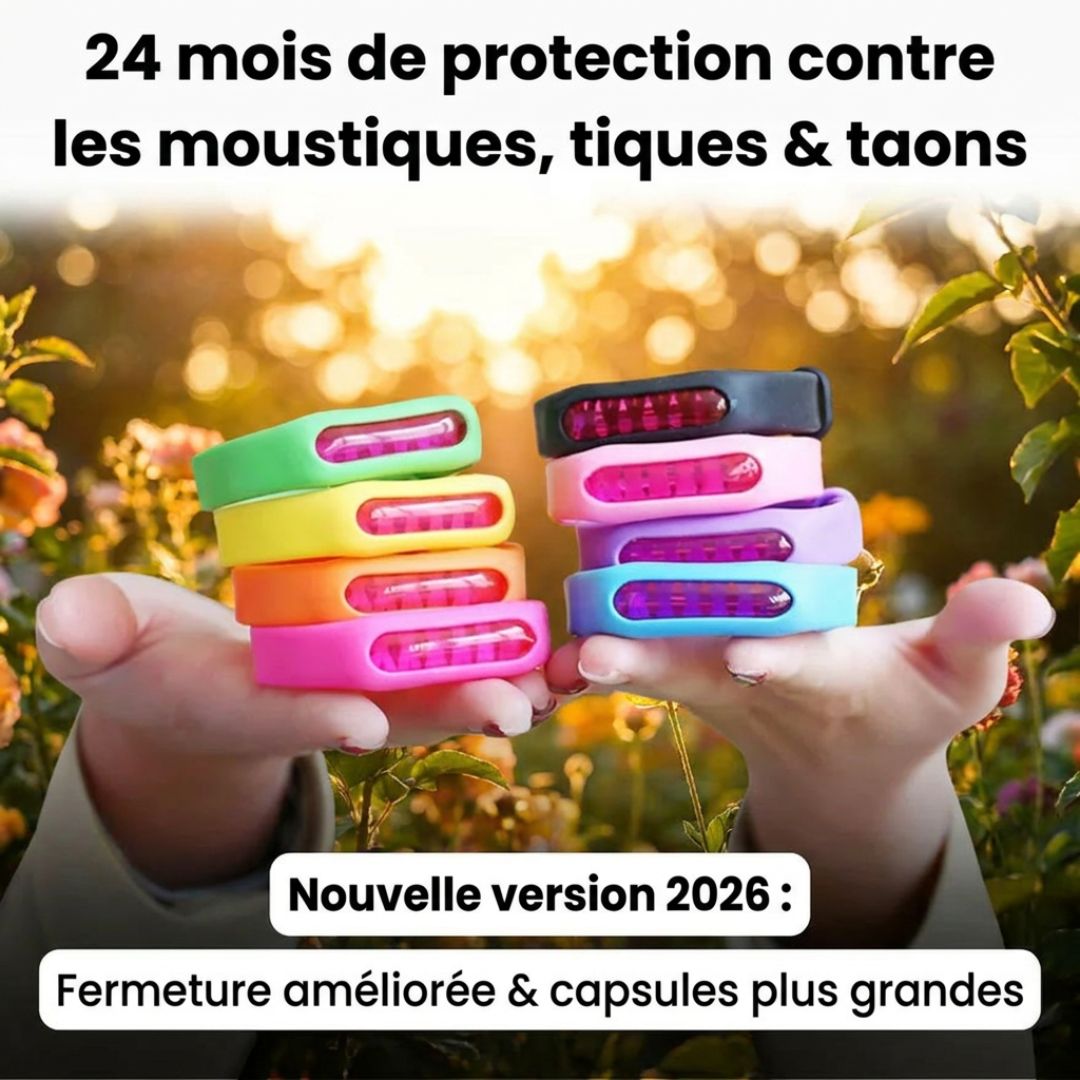 Bracelet Anti-Moustique – Protégez vos proches naturellement