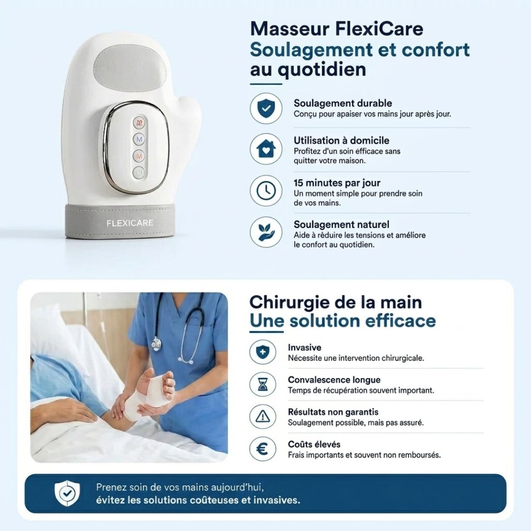 Gant FlexiCare – Offrez à vos mains la souplesse qu'elles méritent
