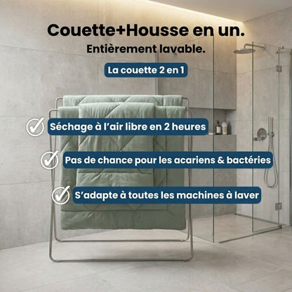 La couette 2 en 1 – Fini les corvées, dormez l’esprit léger