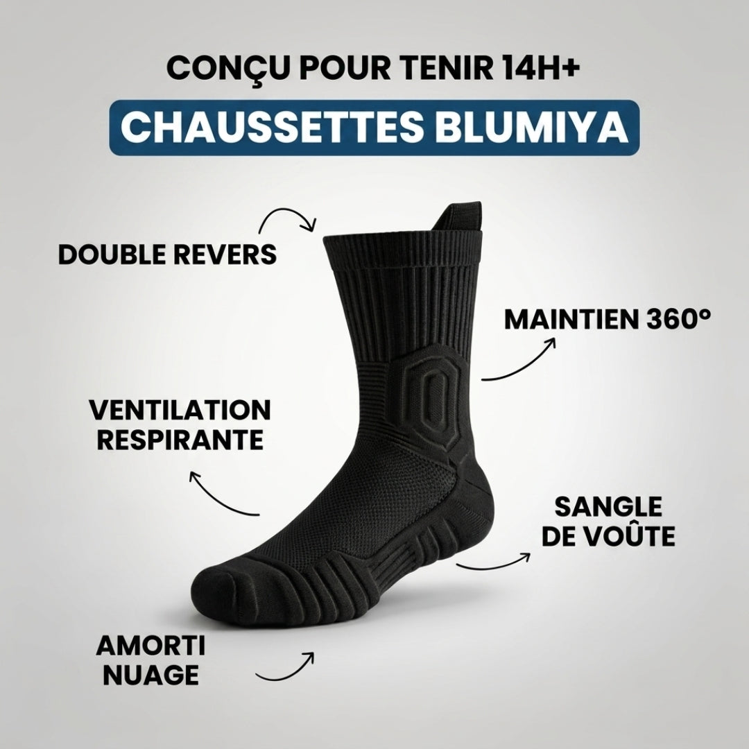 Chaussettes WorkShield – Confort et résistance au quotidien