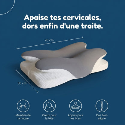 Oreiller NuageFlex™ – Le soutien idéal pour des nuits plus reposantes